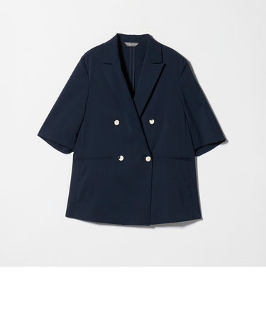 ライトツイル ハーフスリーブジャケット ‐マシンウォッシャブル・セットアップ対応‐<A DAY IN THE LIFE>