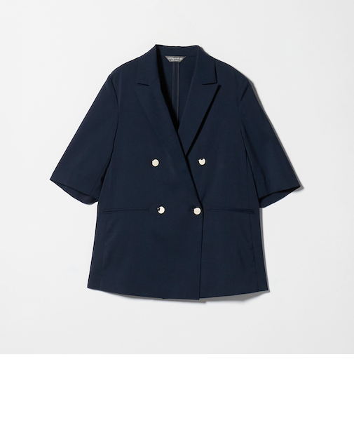 ライトツイル ハーフスリーブジャケット ‐マシンウォッシャブル・セットアップ対応‐<A DAY IN THE LIFE>