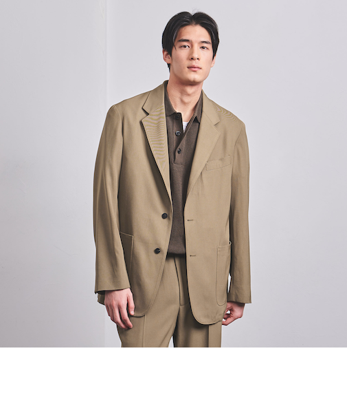 オーディナリー クリアツイル シングル2ボタン ジャケット
