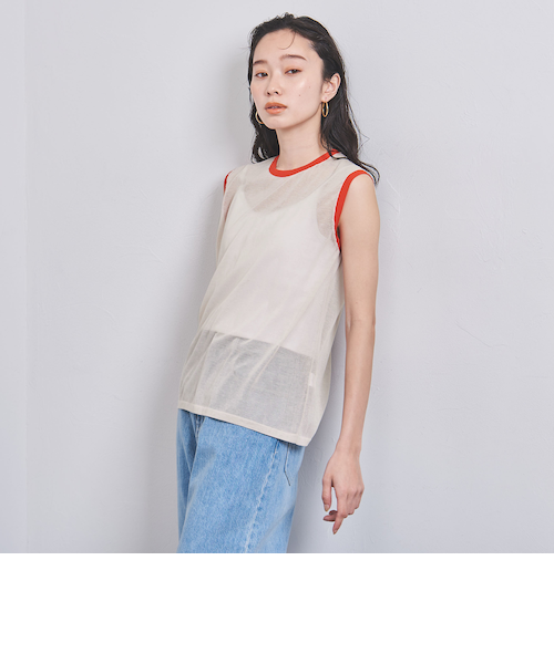 定価14300円 UNITED ARROWS ノースリーブニット BEAUTY＆YOUTH UNITED ARROWS ニット セーター ウールナイロン