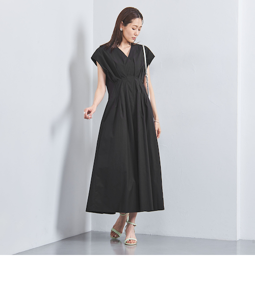 タック Vネック ロングワンピース タック Vネック ロングワンピース｜ユナイテッドアローズ