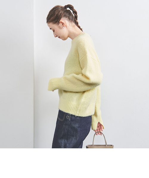 フラッフィ クルーネック ニット｜ユナイテッドアローズ アウトレット