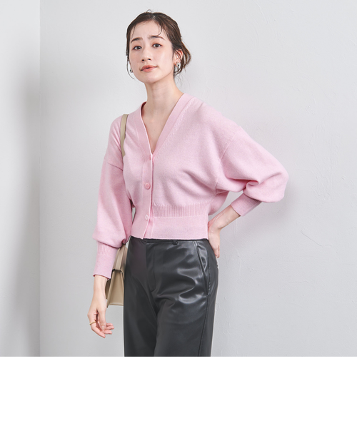 ウール ショート Vネックカーディガン｜ユナイテッドアローズ