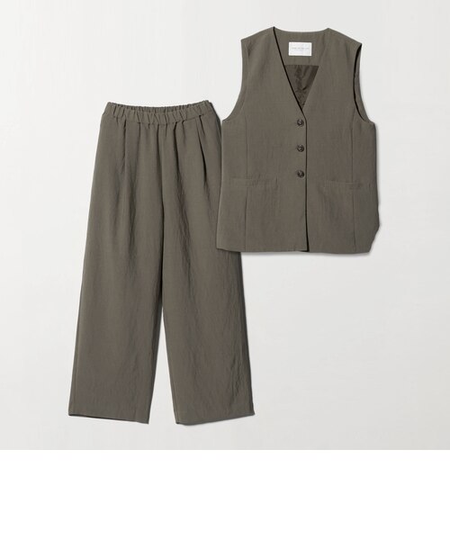 シボ ベスト＋パンツ セットアップ ＜A DAY IN THE LIFE
