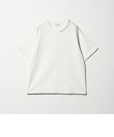 ブランケットステッチ リラックス カットソー＜A DAY IN THE LIFE＞