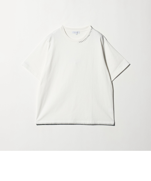 ブランケットステッチ リラックス カットソー＜A DAY IN THE LIFE＞