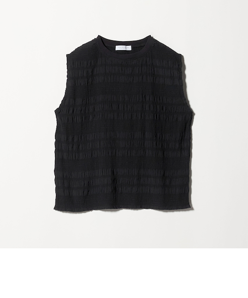 新品未使用　イウエンマトフ　シャーリングノースリーブブラウス UNITED ARROWS｜<AEWEN MATOPH>シャーリング ノースリーブ