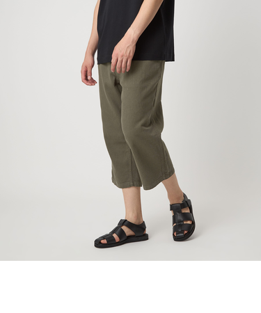 コットン リネン ツイル イージークロップドパンツ<A DAY IN THE LIFE>
