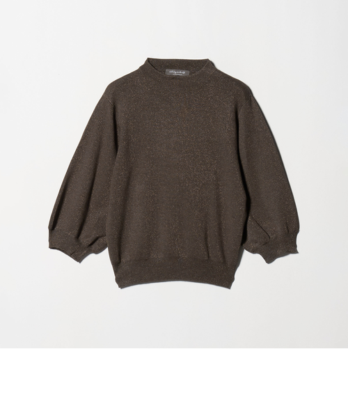 美品 マークアンドロナ ラメニット ポロシャツ 38 M パフスリーブ 美品 マークアンドロナ ラメニット ポロシャツ 38 M パフスリーブ 美品