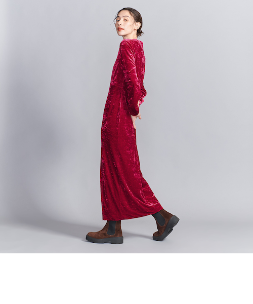 ベロアスリットワンピース｜ユナイテッドアローズ アウトレットの