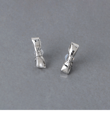 リボンモチーフ イヤリング