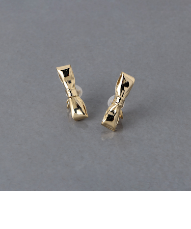 リボンモチーフ イヤリング