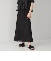 ＜EMMEL REFINES＞EM シャイニー ナロー スカート