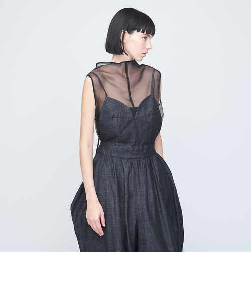 <AEWEN MATOPH>オーガンジー フレア ノースリーブブラウス UNITED ARROWS LTD. OUTLET｜<AEWEN MATOPH>オーガンジー フレア