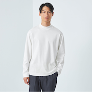 L/A ポンチ モックネック カットソー