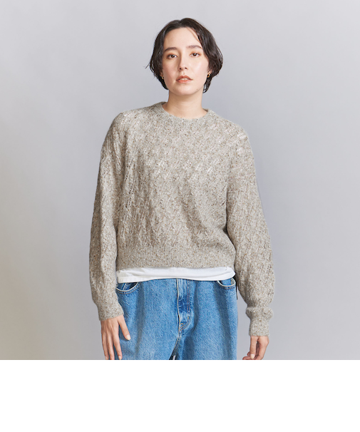 スカシネップニット プルオーバー