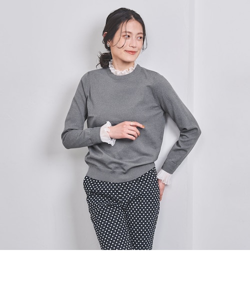 UNITED ARROWS オーガンジープリーツ 4WAY ニット オーガンジープリーツ 4WAY ニット｜ユナイテッドアローズ