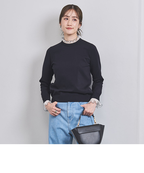 ユナイテッドアローズ　オーガンジープリーツ4wayニット オーガンジープリーツ 4WAY ニット｜ユナイテッドアローズ