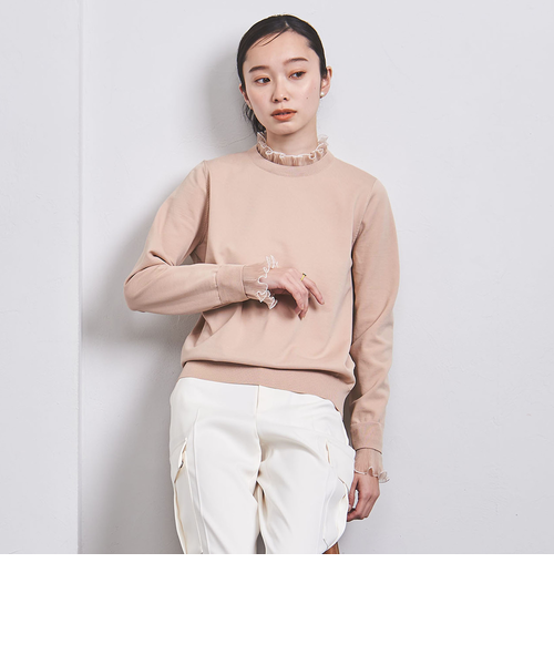 ユナイテッドアローズ　 オーガンジープリーツ4wayニット オーガンジープリーツ 4WAY ニット