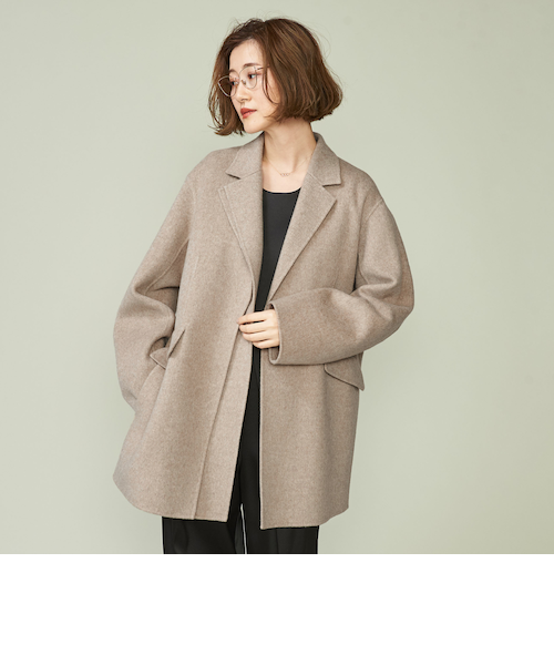 ＜conte＞ ダブルラペル リバーコート conte＞ ダブルラペル リバーコート｜ユナイテッドアローズ