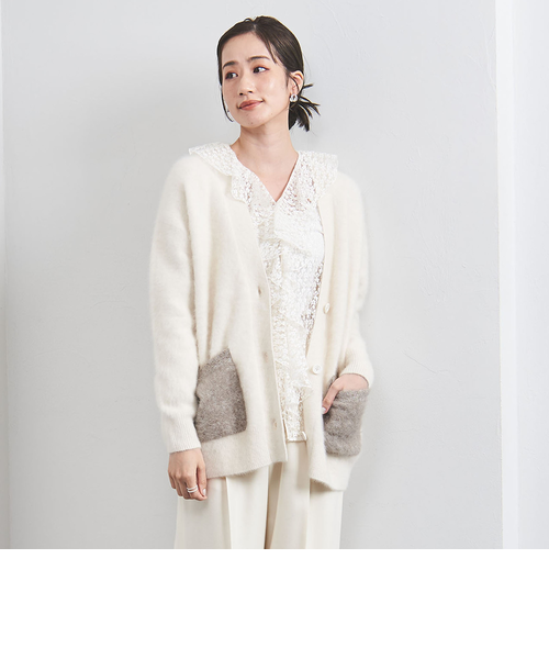 フォックスカシミヤ ポケット カーディガン｜ユナイテッド