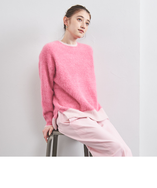 フォックスカシミヤ クルーネック ニット 24FW