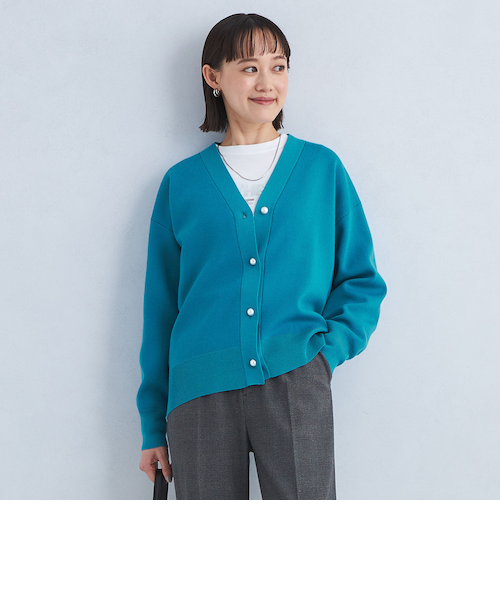 W/AC パフニット Vネック カーディガン｜ユナイテッドアローズ