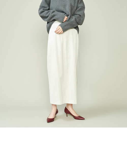 conteサテン ダーツ スカート ネイビー UNITED ARROWS LTD. OUTLET｜<conte>サテン ダーツ スカート