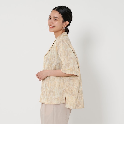 【DK.GRAY】カットジャガード オーバーシャツ <A DAY IN THE LIFE> カットジャガード オーバーシャツ ＜A DAY IN THE LIFE＞