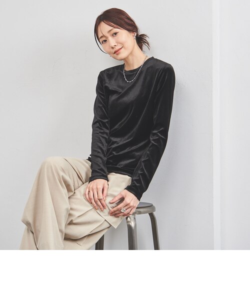 ベロア ロングスリーブ カットソー｜ユナイテッドアローズ
