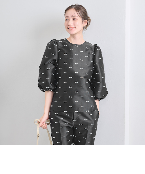 ユナイテッドアローズ リボンカットジャガード　ジレ UNITED ARROWS LTD. OUTLET｜リボン カットジャガード コート