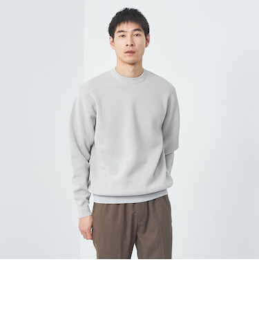 ミラノリブ クルーネック ニット