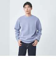 ミラノリブ クルーネック ニット