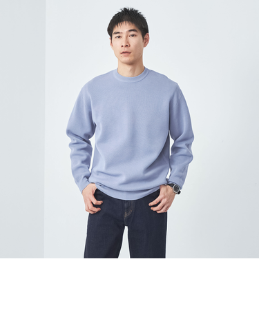 ミラノリブ クルーネック ニット