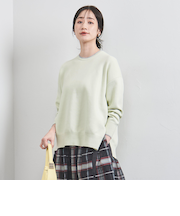 スムース クルーネックニット
