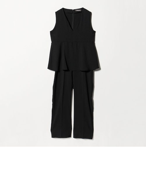 【regleam】ペプラムオールインワン　ブラックS 250624_0748_380d0df8-a5d1-43fa