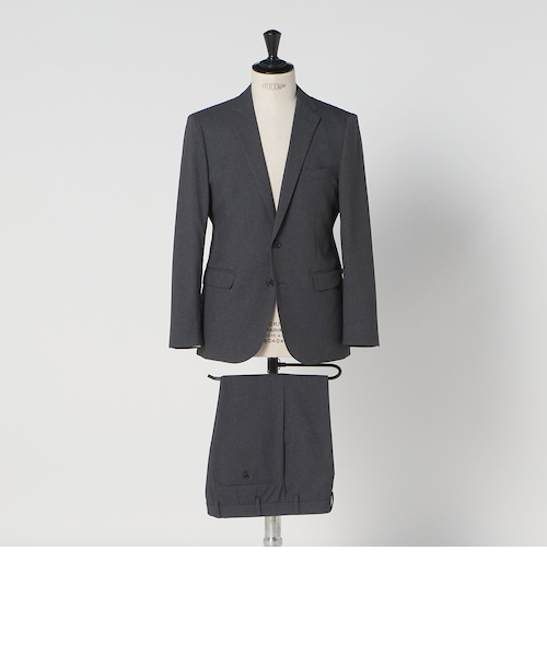 united arrows セットアップ シャークスキン グレー スーツ モヘア シャークスキン 2ボタン セットアップ＜A DAY IN THE LIFE
