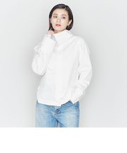 ＜ASTRAET＞ハイネック ソデタブ ラグランスリーブブラウス