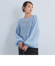 【別注】＜LOGAN knitting mills＞ラメ ニット プルオーバー
