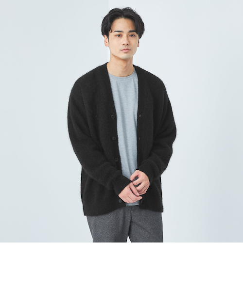 アルパカ シャギー Vネック カーディガン｜ユナイテッドアローズ