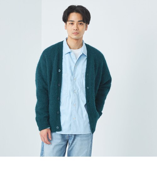 アルパカ シャギー Vネック カーディガン｜ユナイテッドアローズ