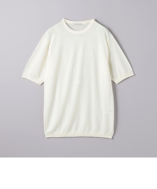 ウール ハイゲージ ニットTシャツ -ウォッシャブル-