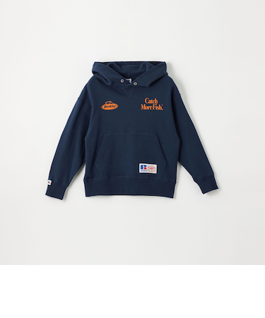 【別注】＜RUSSELL ATHLETIC＞×＜Berkley＞プリント フーディー / キッズ 110cm-130cm
