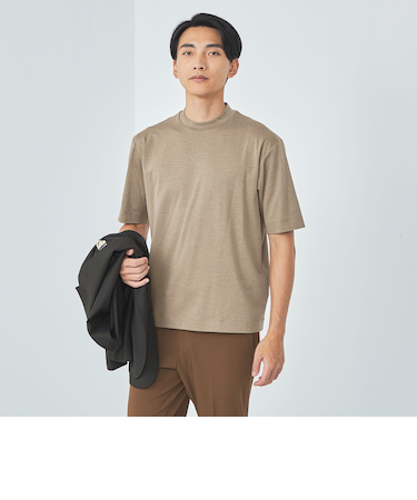 ミジンボーダー ビズ クルーネック Tシャツ