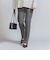 スリム バックジップ パンツ