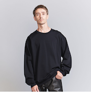 ファイン グロッシー コットン スウェットTシャツ