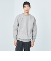 ＜THE NORTH FACE＞スモールロゴ ヘザー クルーネック スウェット