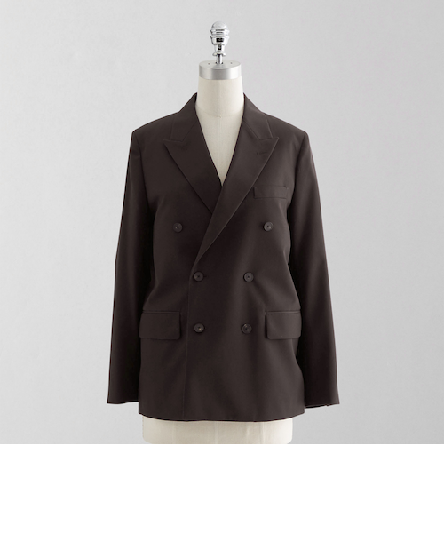 LOEFF＞ウールギャバ ダブルブレスト ジャケット｜ユナイテッド