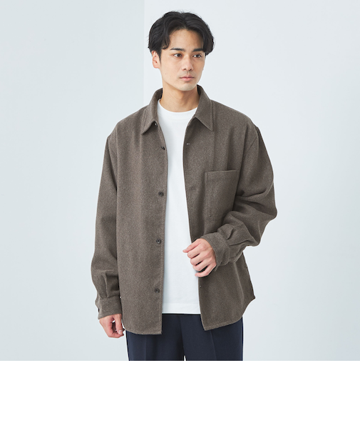 ツイードライク CPOシャツ シャツ羽織