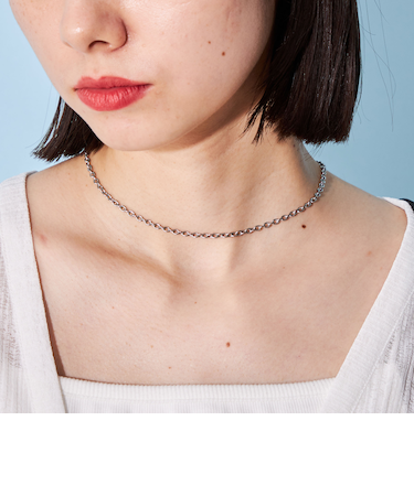 ＜CITEN＞ステンレス アズキチェーン ネックレス